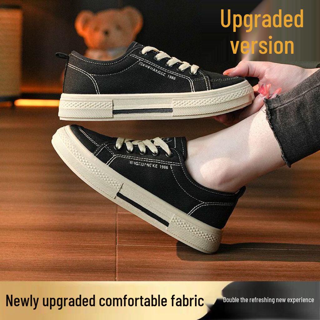 Women's Versatile Canvas Sneakers - Summer Spring Autumn 2025 Collection, Breathable & Casual