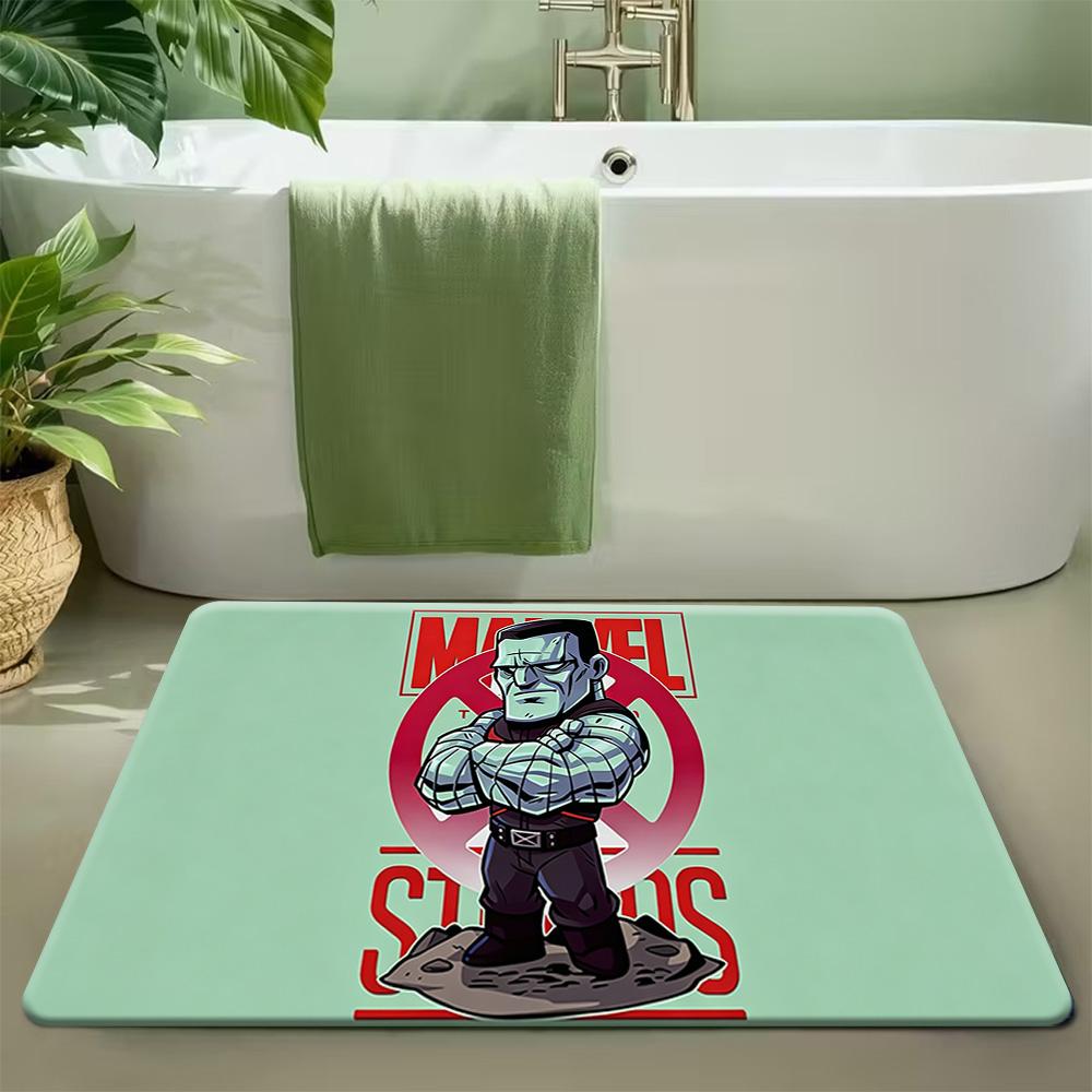 Authorized Marvel Character Printed Large Area Rugs, Carpets, And Doormats Featuring Cartoon Designs, Suitable for Living Room