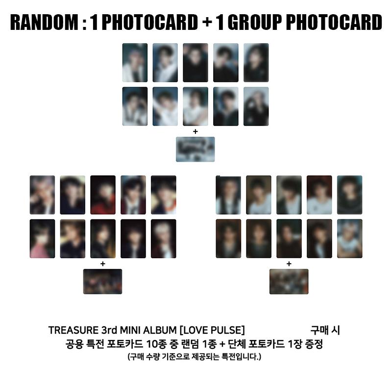 [Pre-order] TREASURE - 3rd MINI ALBUM [LOVE PULSE] (+Online Benefit)