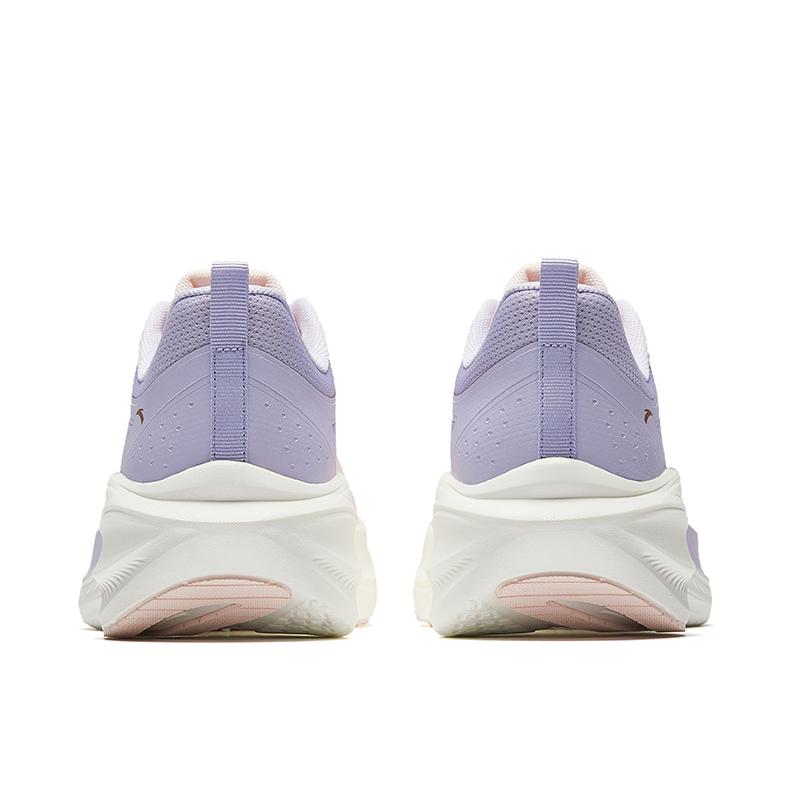 New Anta Leaf 1.0 Slip Resistant Abrasion Resistant Low top Casual Running Shoes Women's Pink White Purple 122545535-5