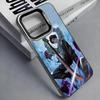 O-Okkotsu Yuta J-Jujutsu K-Kaisen Phone Case For iPhone 17, 16,15,14,13,12,11 Plus,Pro Max, Colorful Silver Funda Cover