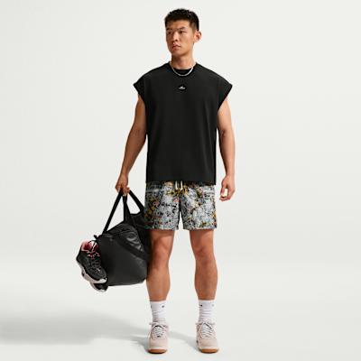Nike Dri Fit Basketball Shorts Men s Concrete Gray S