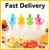 High-end 8 Cell Silicone Ice Cream Popsicle Mold With Handle Summer Tray Children's Mold Cream Mold Cream Ice Maker Ice Tool 6