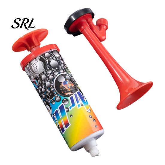 Pneumatic Sound Horn Large Cheering for Soccer Game, Fan Air Reusable Stadium, Hand Pump Megaphone Noise Maker Team Party Festival Gathering A