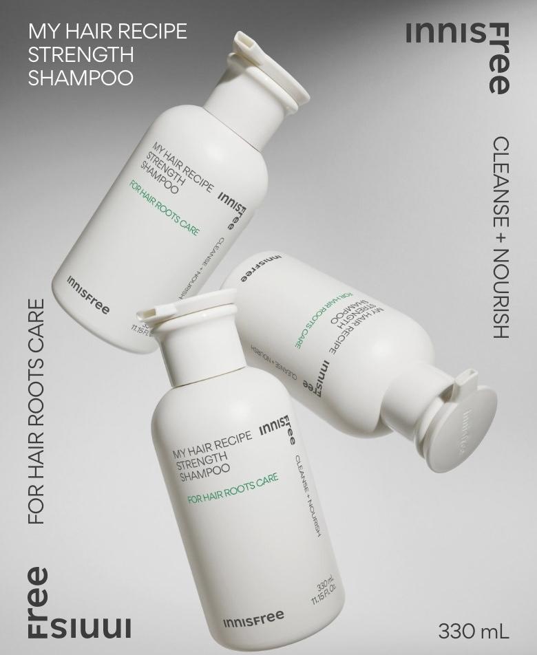 Innisfree My Hair Recipe Strength Shampoo Root Nourishing Scalp Care 330ml