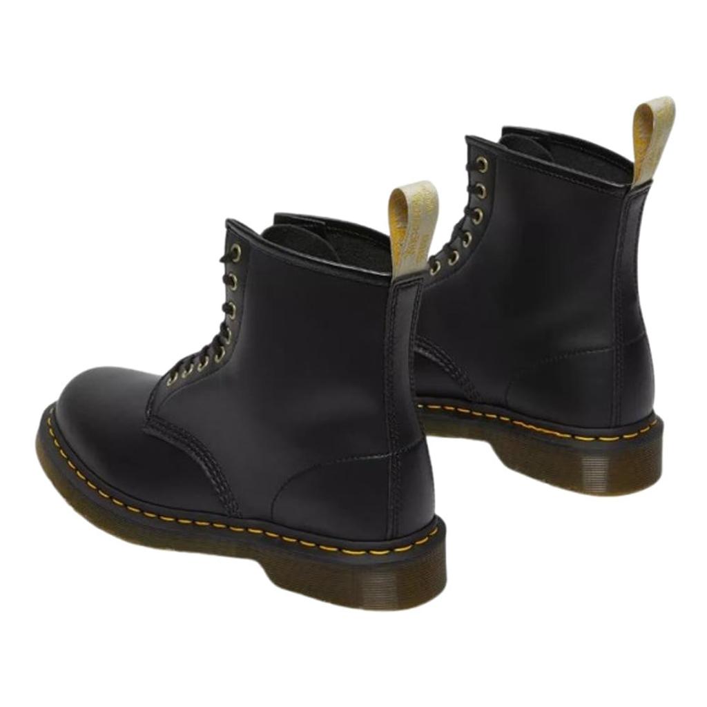 Dr. Martens 1460 Vegan Boots 8-Eye Yellow Stitch Lace-up Synthetic Leather Shoes BLACK UK8(27.0cm) 14045001