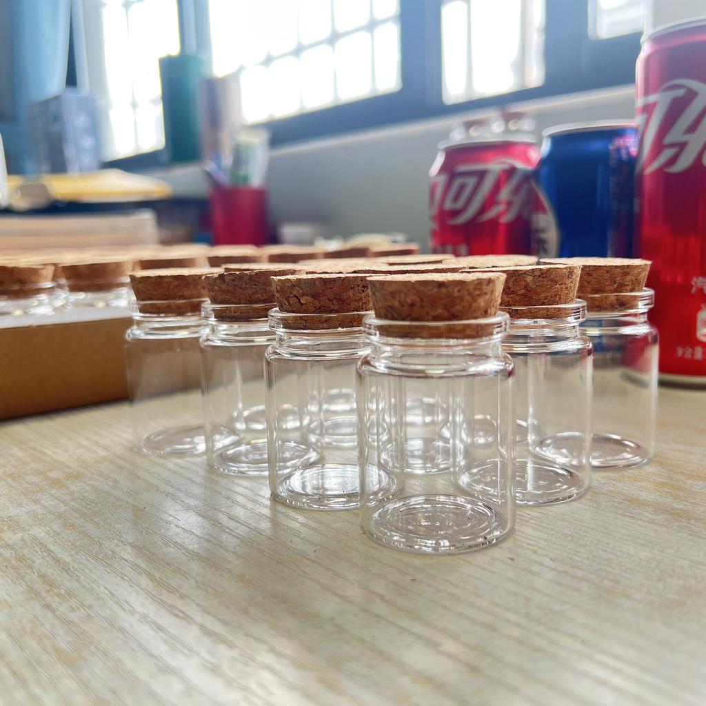 Wholesale 30ml Glass Bottles Cork 26×37×50mm Mini Candy Glass Jars Seed Dragees Tiny Candle Glass Vials DIY Crafts Test Tube