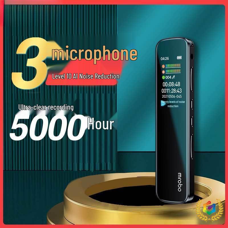 Voice Recorder for Students and Conferences - Transcribes Audio to Text