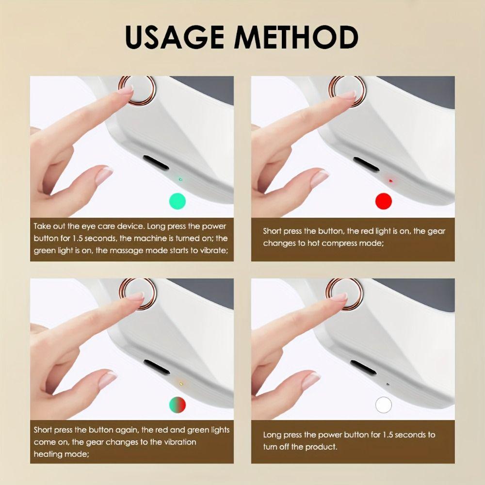 EMS Eye Massager Micro-vibration Eye Massage Equipment Eye Beauty Instrument Lunch Break