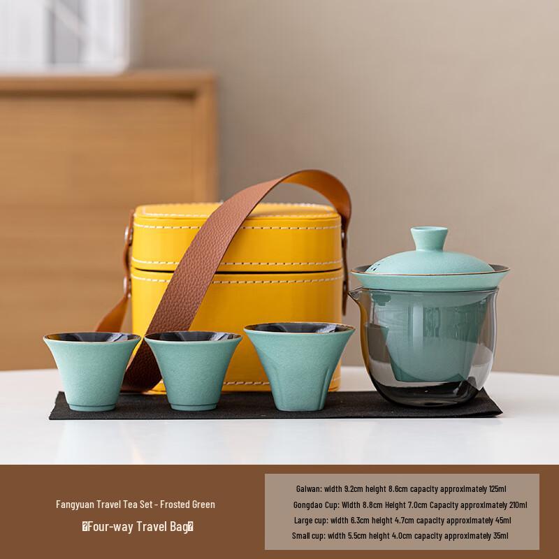 Travel Ceramic Tea Set