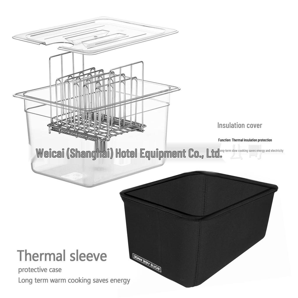 Tanque de Água Sous Vide e Acessórios com Tampa Perfurada (11L & 26L)