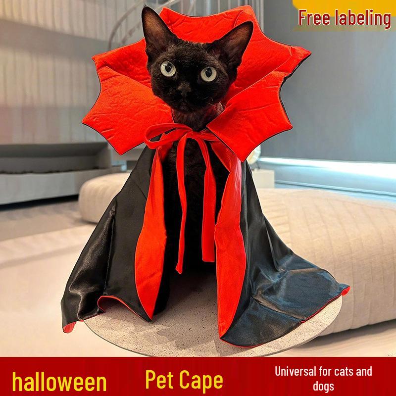 Funny Halloween Magic Cape for Cats and Dogs