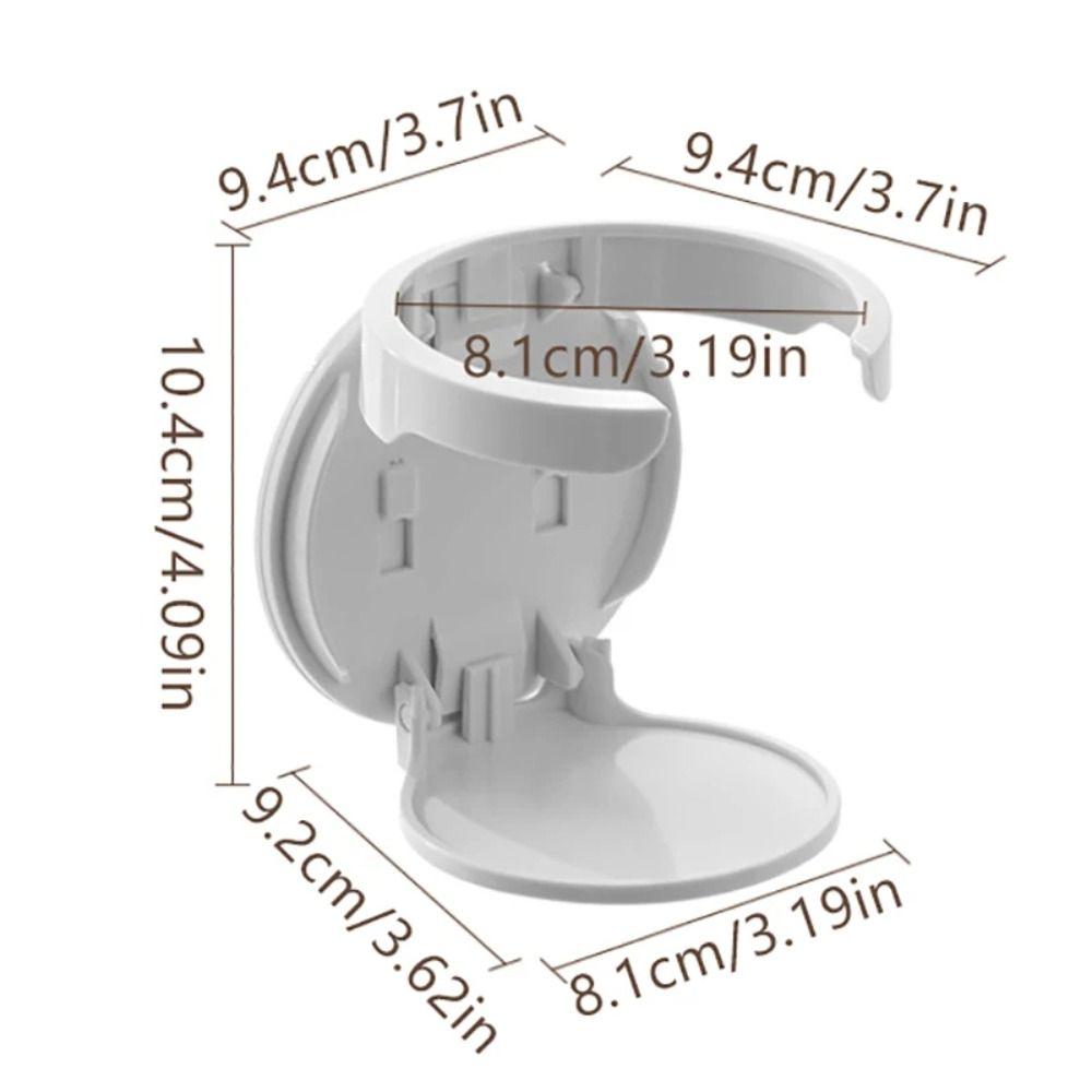 Foldable Round Cup Holder Wall-Mounted Wall Bottle Rack New Drink Holder