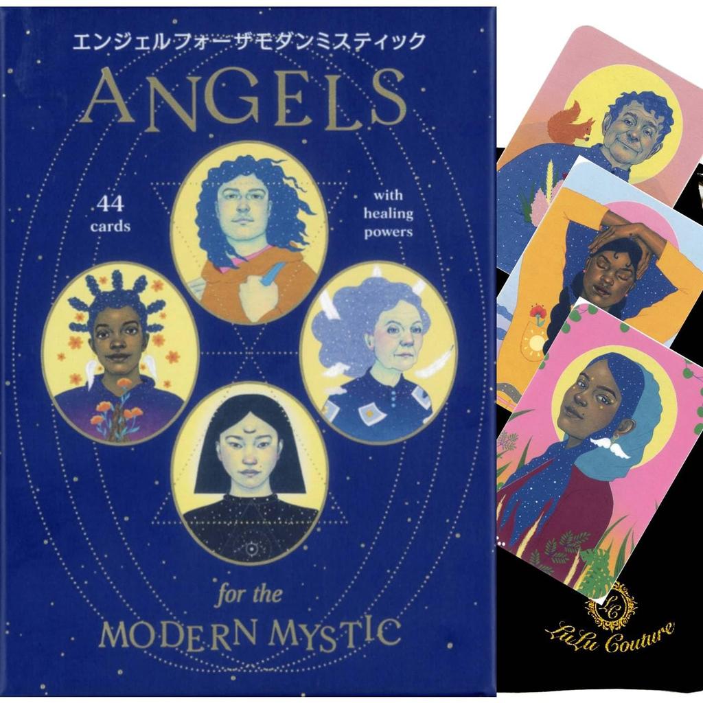 Angels for Modern Mystics Oracle Cards, Tarot Cards, Fortune Telling, with Japanese Booklet [Authentic]
