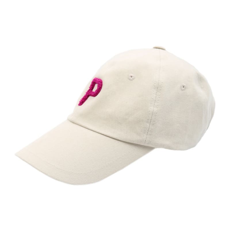 PLAYIAN Small P Logo Buckle Ball Cap - BEIGE