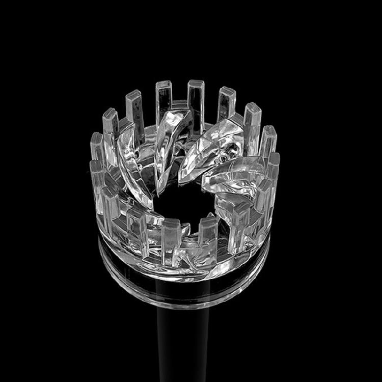 Durable Transparent Aquariums Skimmer with Transparent Pipe Spin Surface Cleaner