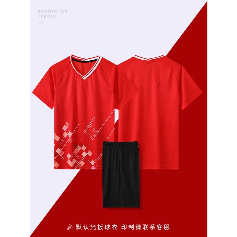 Quick Dry Badminton Shirt Shorts Set Men Women Tennis Table Volleyball Training Competition