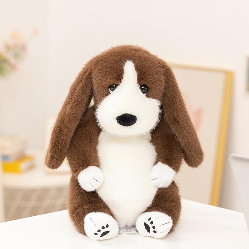 Plush Dog Toy Pillow For Kids And Girls With Soft Pp Cotton Filling