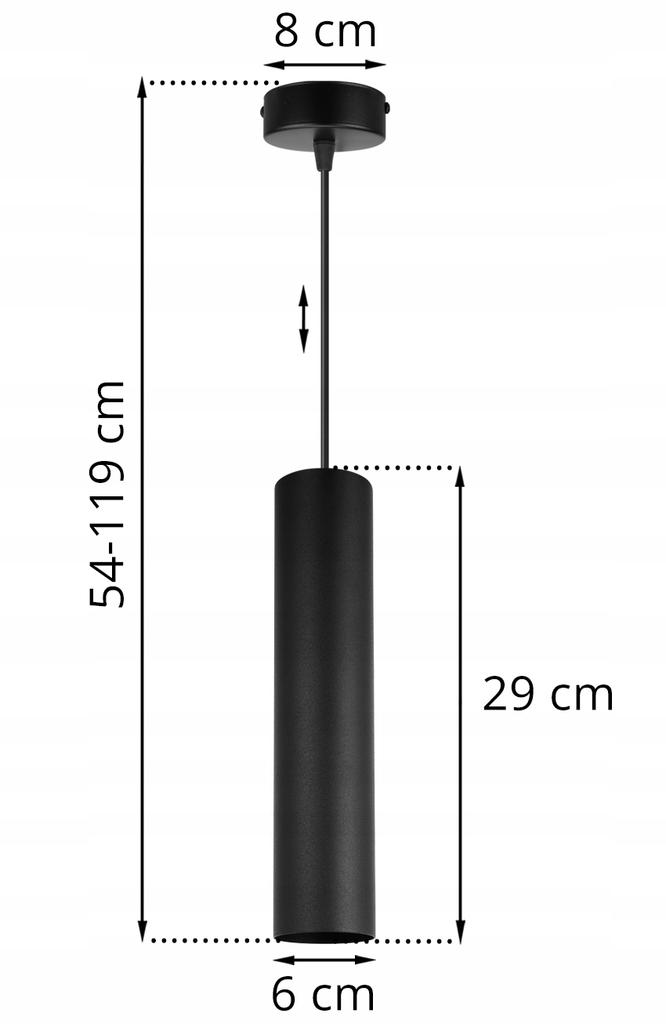 MODERN CEILING HANGING LAMP BLACK LED LAMP