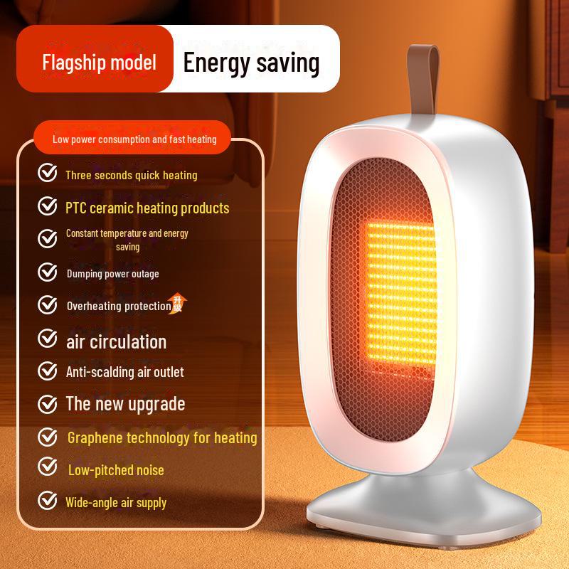 Radiateur de bureau élégant 2025: Ventilateur à Chauffage Rapide pour Maison, Bureau ou Résidence Universitaire