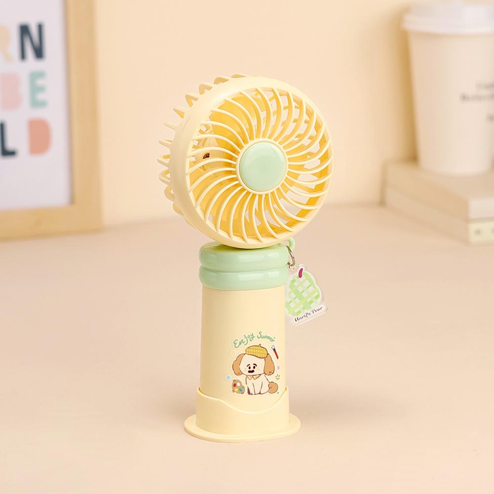 

Portable USB Rechargeable Cartoon Print Silent Fan with Strong Wind Factory/Wholesale/Foreign Trade/Cross-border