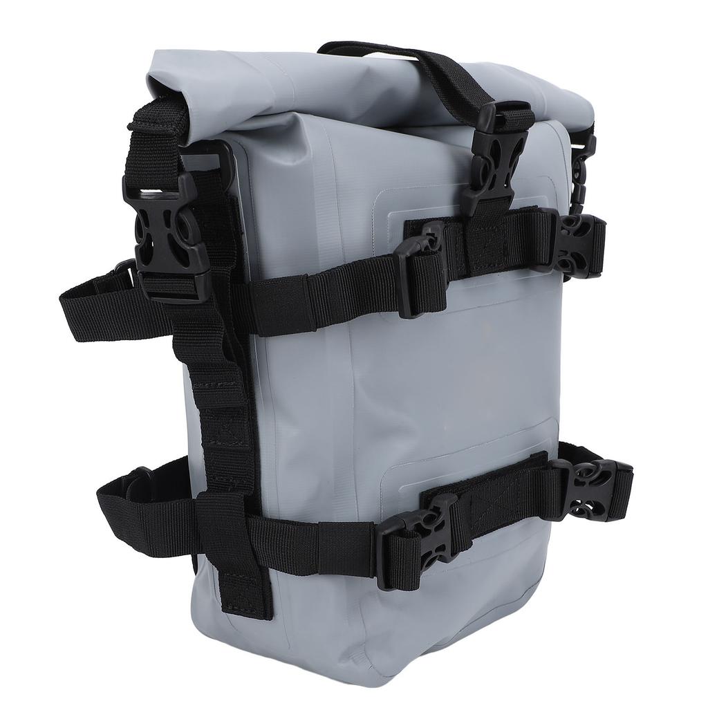 Motorcycle Bumper Bag Water Resistant Large Capacity Anti Slip PVC Side Frame Crash Bar Riding Bag