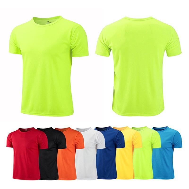 Quick Dry Short Sleeve T-Shirt for Men Women Summer Round Neck Breathable Athletic Hiking Top Moisture Wicking Casual Workout Tee