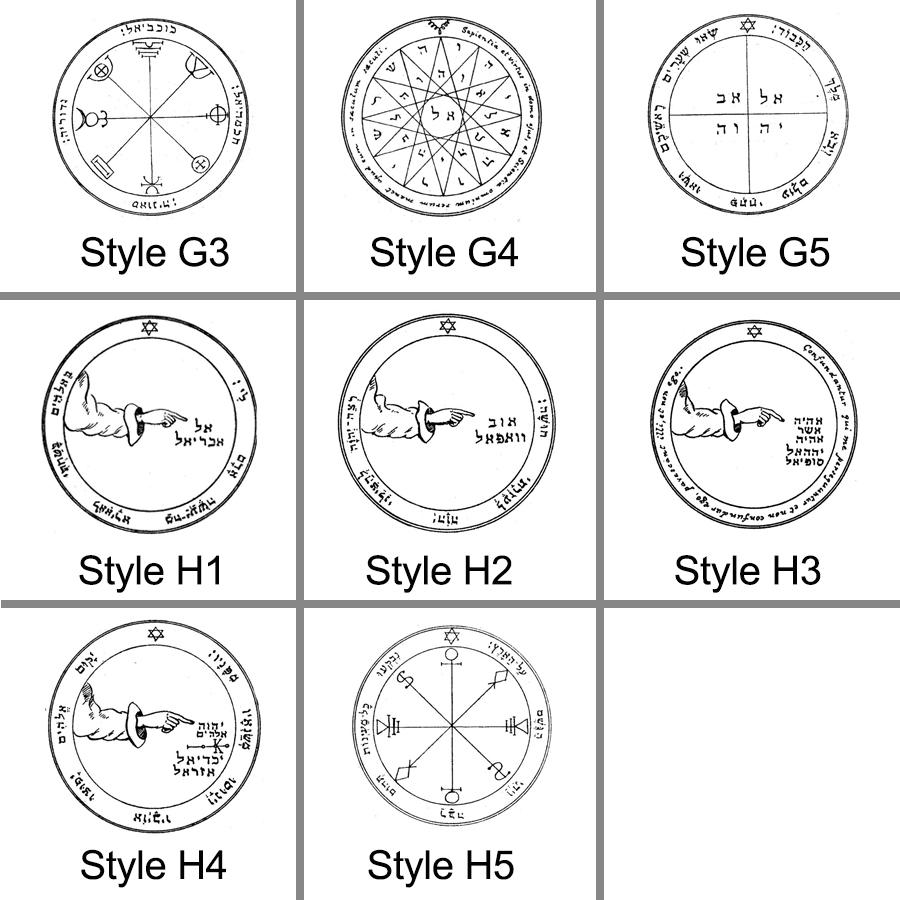 Dawapara Personalized Custom Key of Solomon Pendant Men Jewelry Stainless Steel Talisman Amulet Necklace