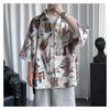 Zomer strandvakantie shirt, heren all-match shirt