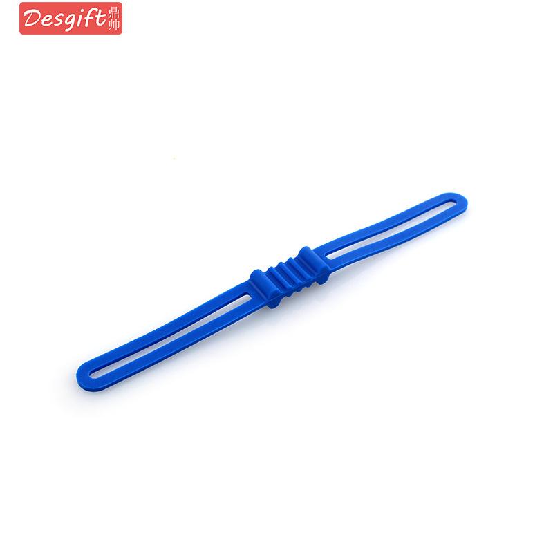 High Tensile Silicone Bicycle Strap Flashlight Small Audio Multi-functional Strap Riding Supplies