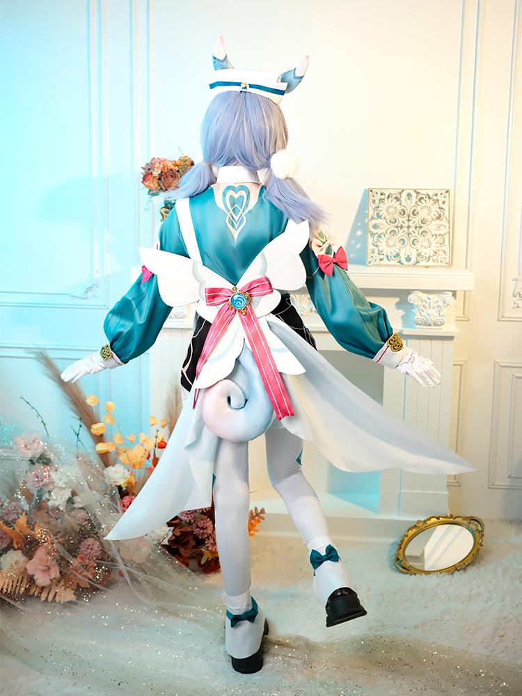 Genshin Impact Fontaine Sigewinne Cosplay Costume Head Nurse Sigewinne Suit With Tails Halloween Women Outfit
