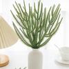 12pcs Green Soft Rubber Artificial Pine Branches Plastic Plant Simulated Pine Needles Christmas Tree Decor Artificial Cedar