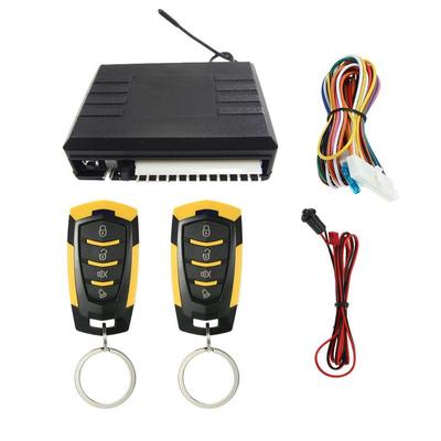 Controle remoto de porta automática Bloqueio central Sistema de entrada sem chave LED indica unidade de controle principal Sistema de alarme universal para carro