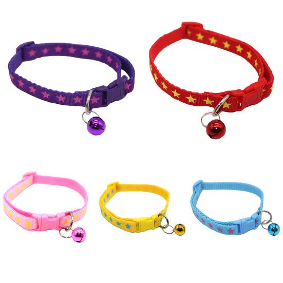 Rychloupínací přezka Fashion Star s náhrdelníkem Bell Cat Dog Puppy Kitten Collar