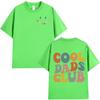 Cool Dad Club T-shirt Men Clothing Dads Birthday Short Sleeve T-shirts Grandfather Husband Homme Cotton T-shirt Tops Streetwear