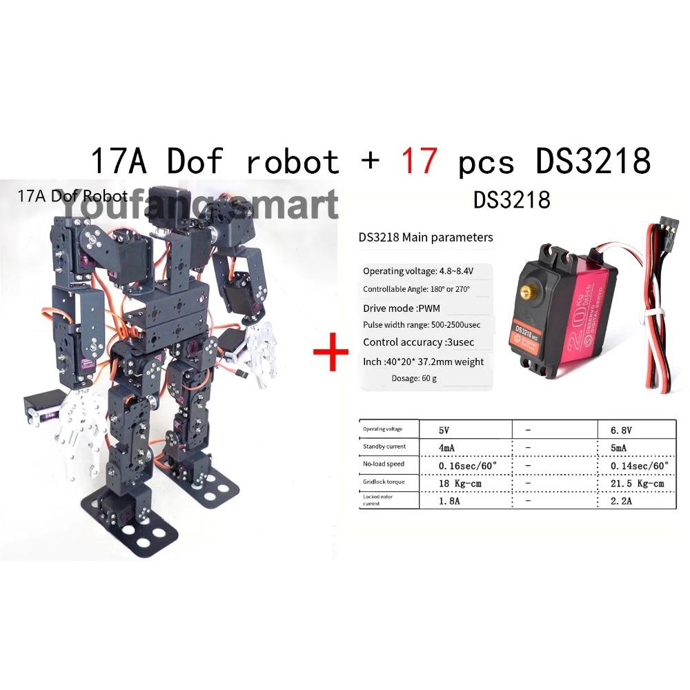 19 DOF Robot Educational Robot Kit for Ardunio Humanoid Robotic Walking with MG996 Programming Robot Kit 20KG Servo Technic Part