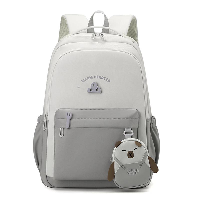 Schulranzen mit großer Kapazität für Studenten, Herren- und Damen-Rucksack mit Farbkontrast