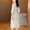 Summer Fashion Dress for Women New V-neck Holiday Vintage Style Casual Dresses