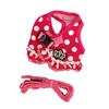 Pink Tone Small Dog Vest Harness Polka Dot Print Puppy Outdoor Harness  Daily Walking