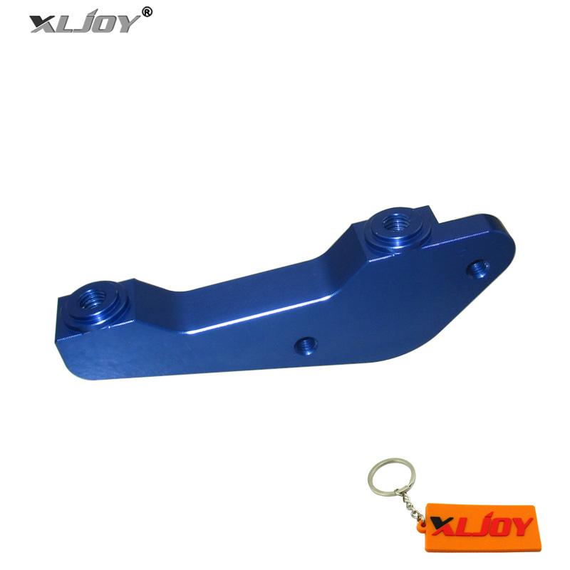XLJOY CNC Aluminum Machined Adapter 6mm For 82mm Racing 4 Pistons Brake Caliper Pit Dirt Bike Mini Super Motard