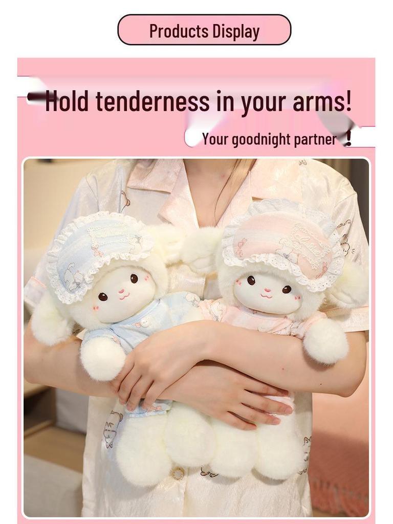 Cuddly Snotty Bear & Lamb Plush Pajama Doll for Kids