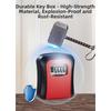 4 Digit Password Key Box Wall Mounted Key Safe Storage Secure Storage Box Key Lock Box  Office