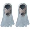 Non Slip Five Toe Yoga Socks For Women Breathable Strapped Pilates Socks Anti-skid Barre Fitness Workout Socks