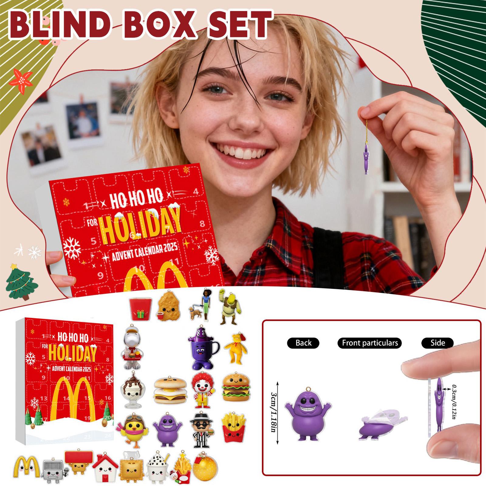 

2D Адвент-календарь включает 24 адвент-календаря, календарь обратного отсчета и коллекционные сюрпризы One Size