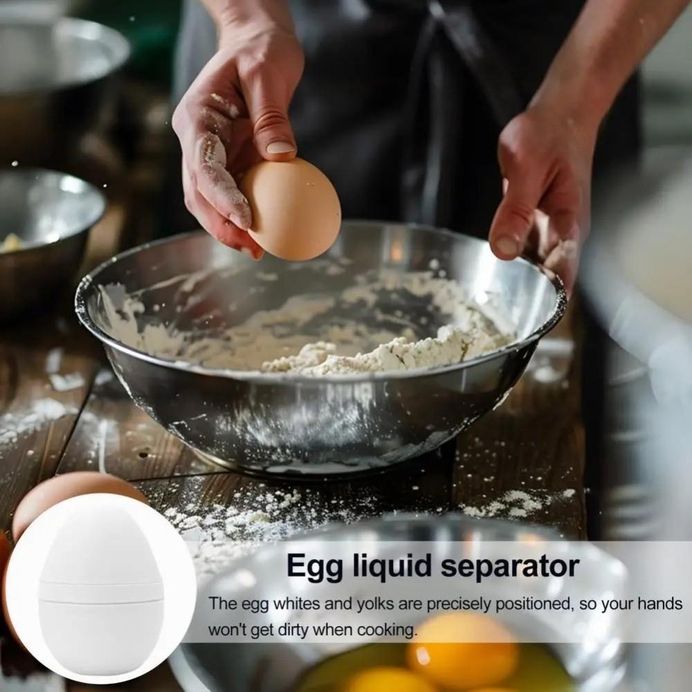 Lightweight Egg Separator Small Egg White And Yolk Separator Kitchen Utility Gadget  Baking