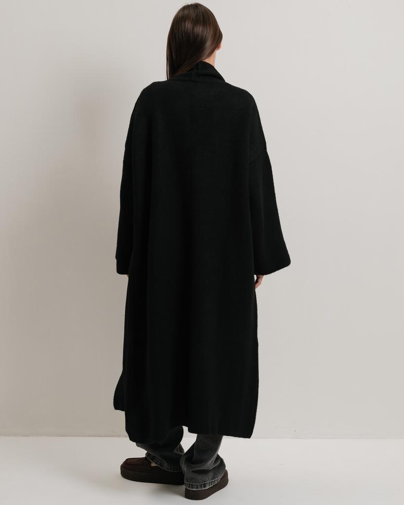 Кардиган длинный с поясом Avrile 91828 черный