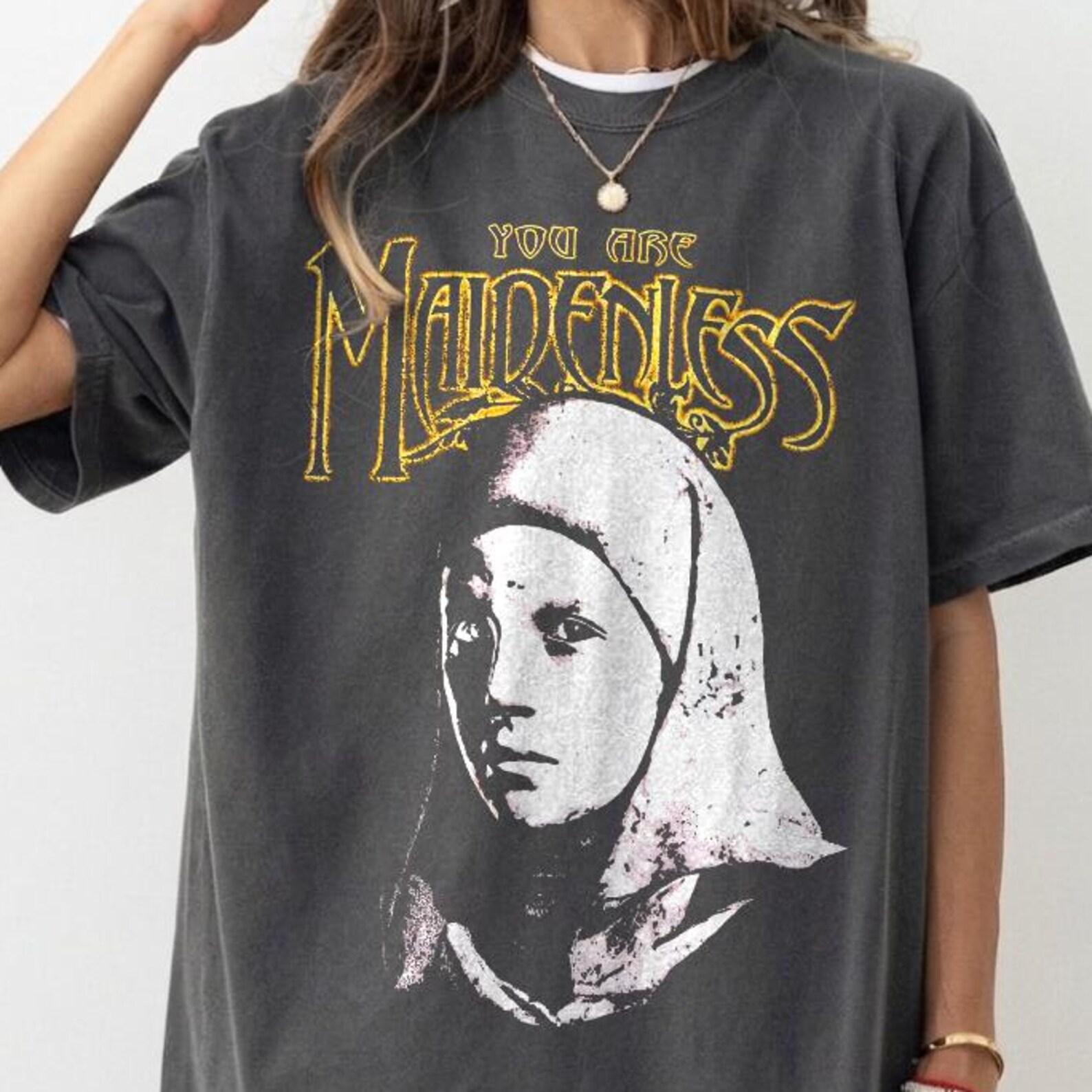 Comfort Colors® Elden Ring You Are Maidenless Shirt - White Mask Varre Shirt,Soulslike Game Tshirt,Elden Ring Gifts,Maidenless Graphic Tee XL