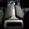 Car Armrest Box Rear Water Cup Holder Frame Cover Trim For Nissan Murano 2015-  Stainless Steel Interior Accessories