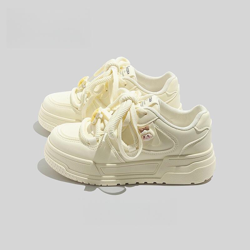 

Толстоподошвенные спортивные туфли 22 весенние новые с юбками в тренде повседневные кеды 35