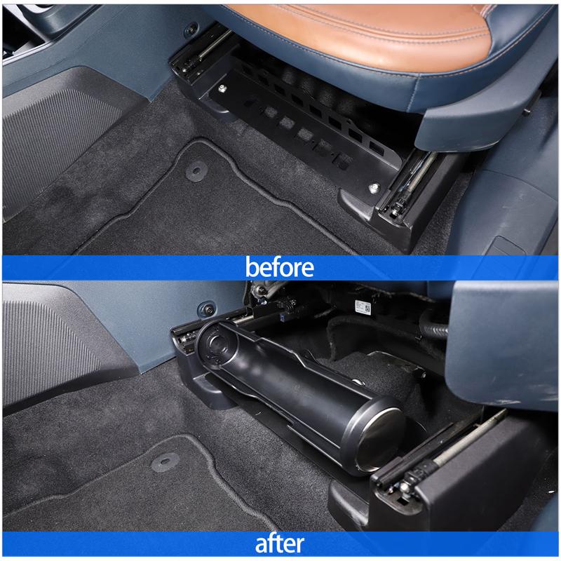 Multifunctional Car Seat Umbrella Storage Bucket ABS Organizer Holder Barrel For Ford Maverick 2022 Auto